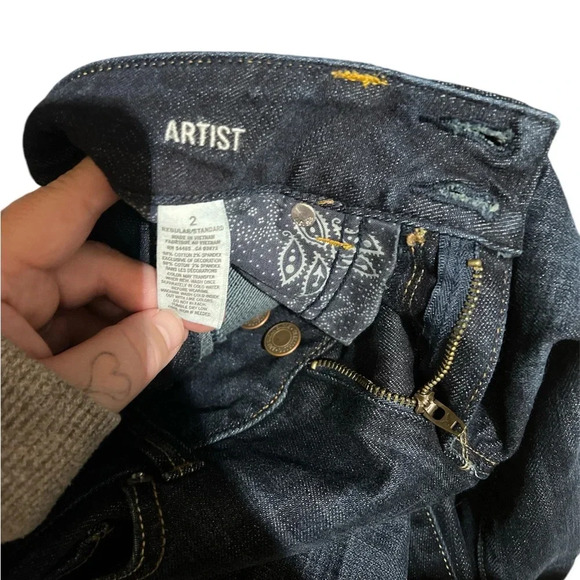 American Eagle size 2 jeans (denim), NWOT, Artist style - Picture 4 of 5